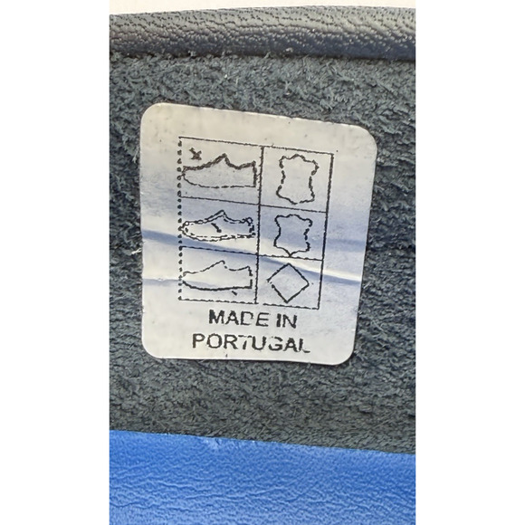 Dooney & Bourke Men's Boat Shoe's Size 9 Navy Leather Deck Moc Toe Portugal - Picture 11 of 13